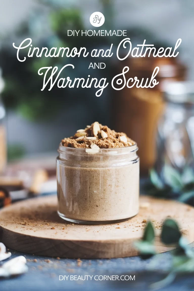 DIY Homemade Cinnamon and Oatmeal Warming Body Scrub: A Simple and Easy-to-Make Recipe