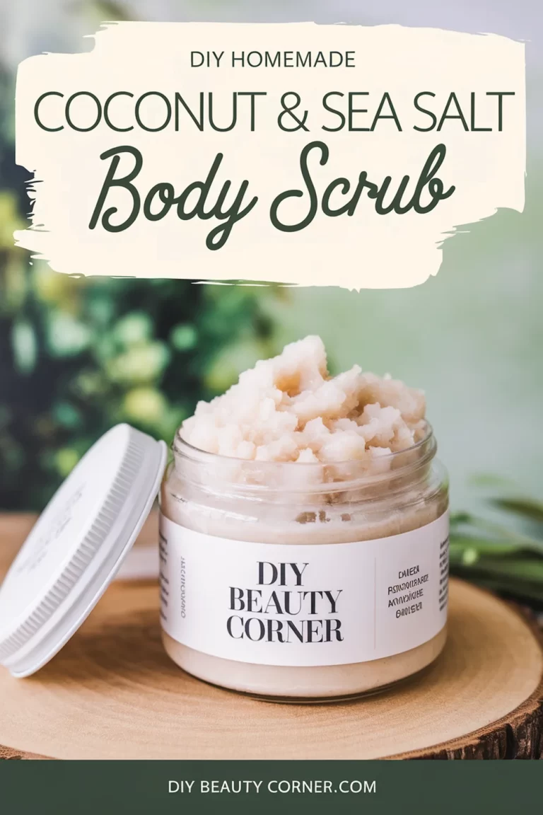 Homemade Detox Body Scrub – Coconut And Sea Salt for Radiant Skin