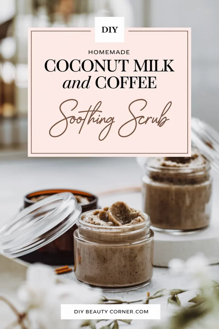 DIY Homemade Coconut Milk and Coffee Soothing Body Scrub