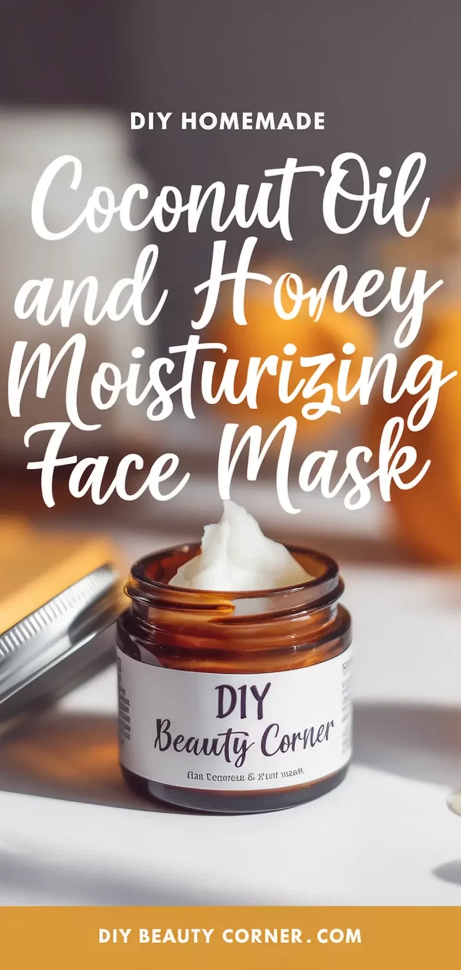 How to Make a Coconut Oil and Honey Moisturizing Face Mask for Glowing Skin