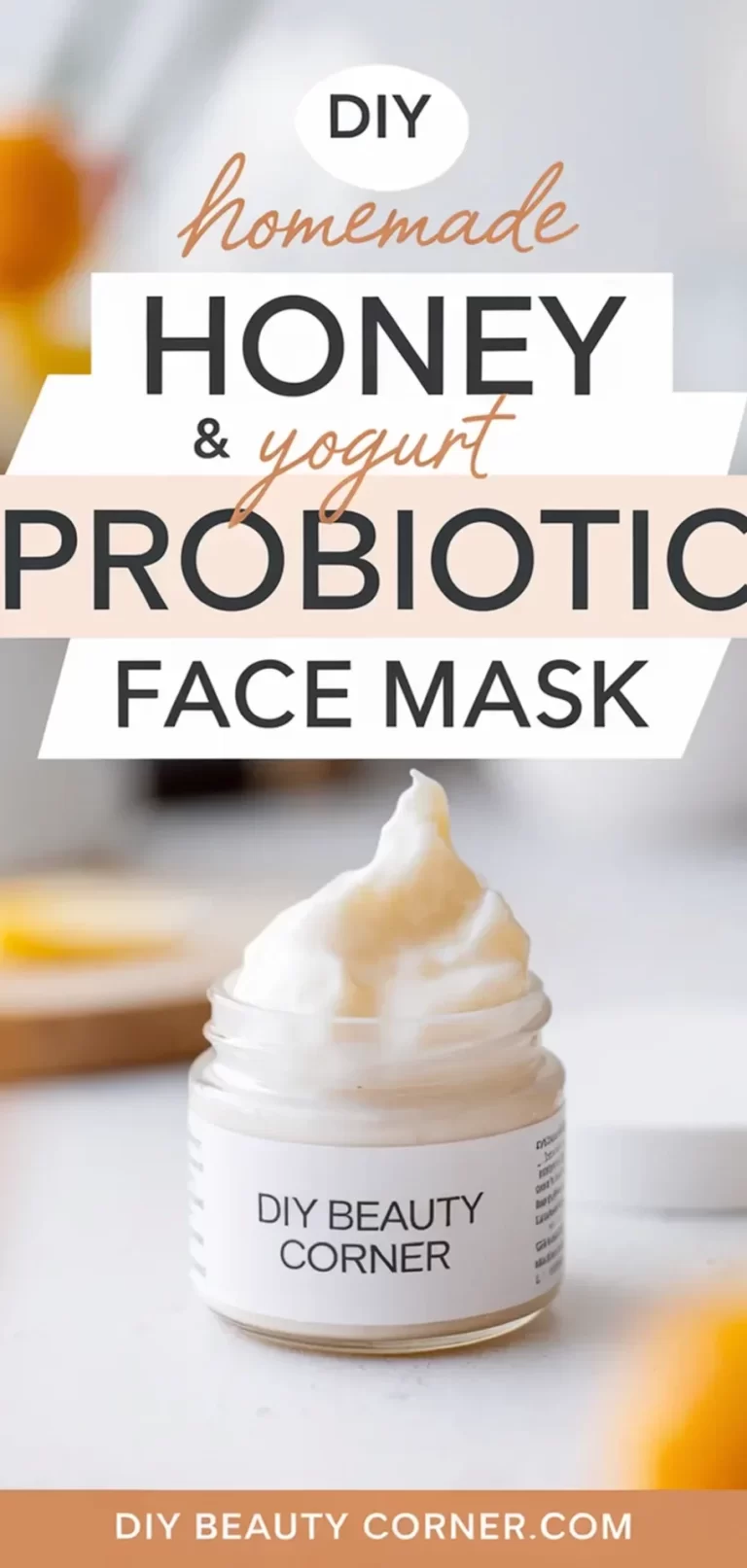 DIY Homemade Honey And Yogurt Probiotic Face Mask