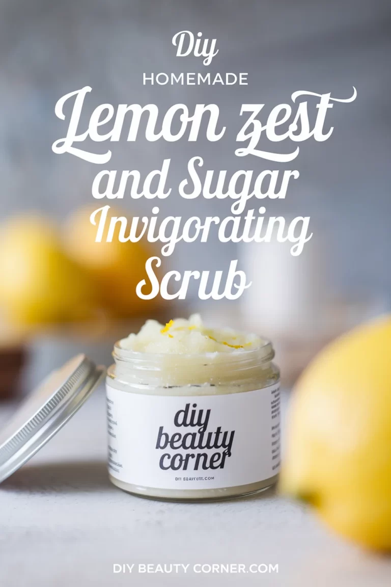 How to Make a Lemon and Sugar Body Scrub at Home: A Simple DIY Guide