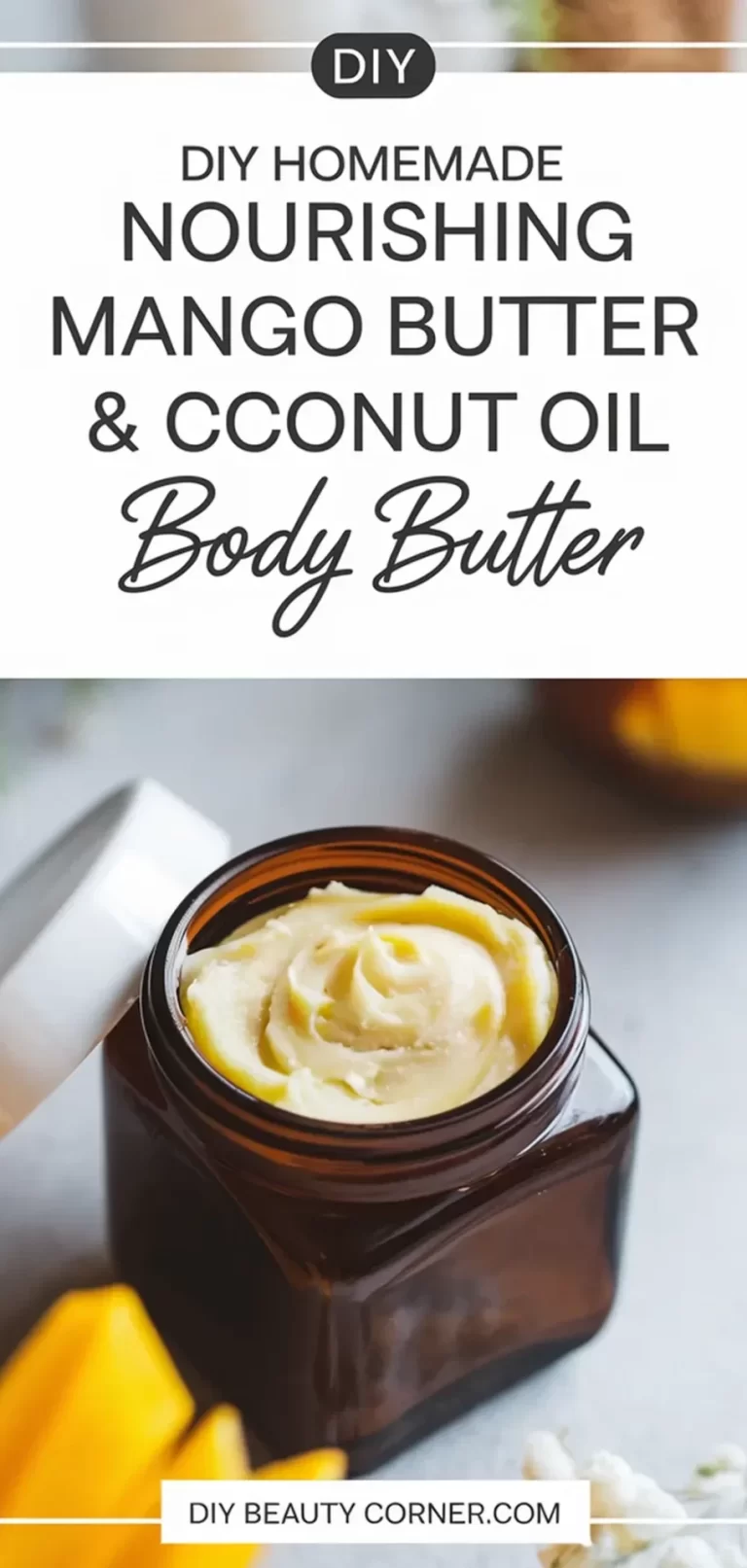 How to Make Mango Butter & Coconut Oil Body Butter Recipe