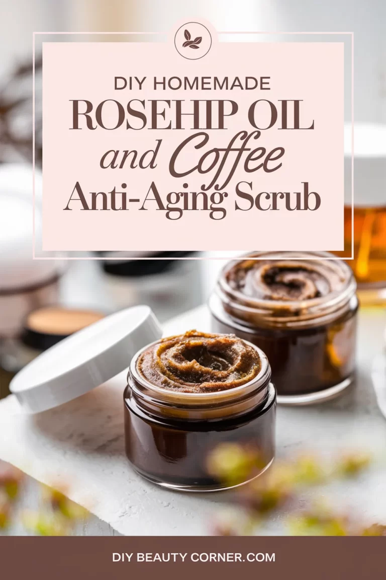 DIY Homemade Rosehip Oil and Coffee Anti-Aging Body Scrub: A Simple Guide to Skin Care at Home