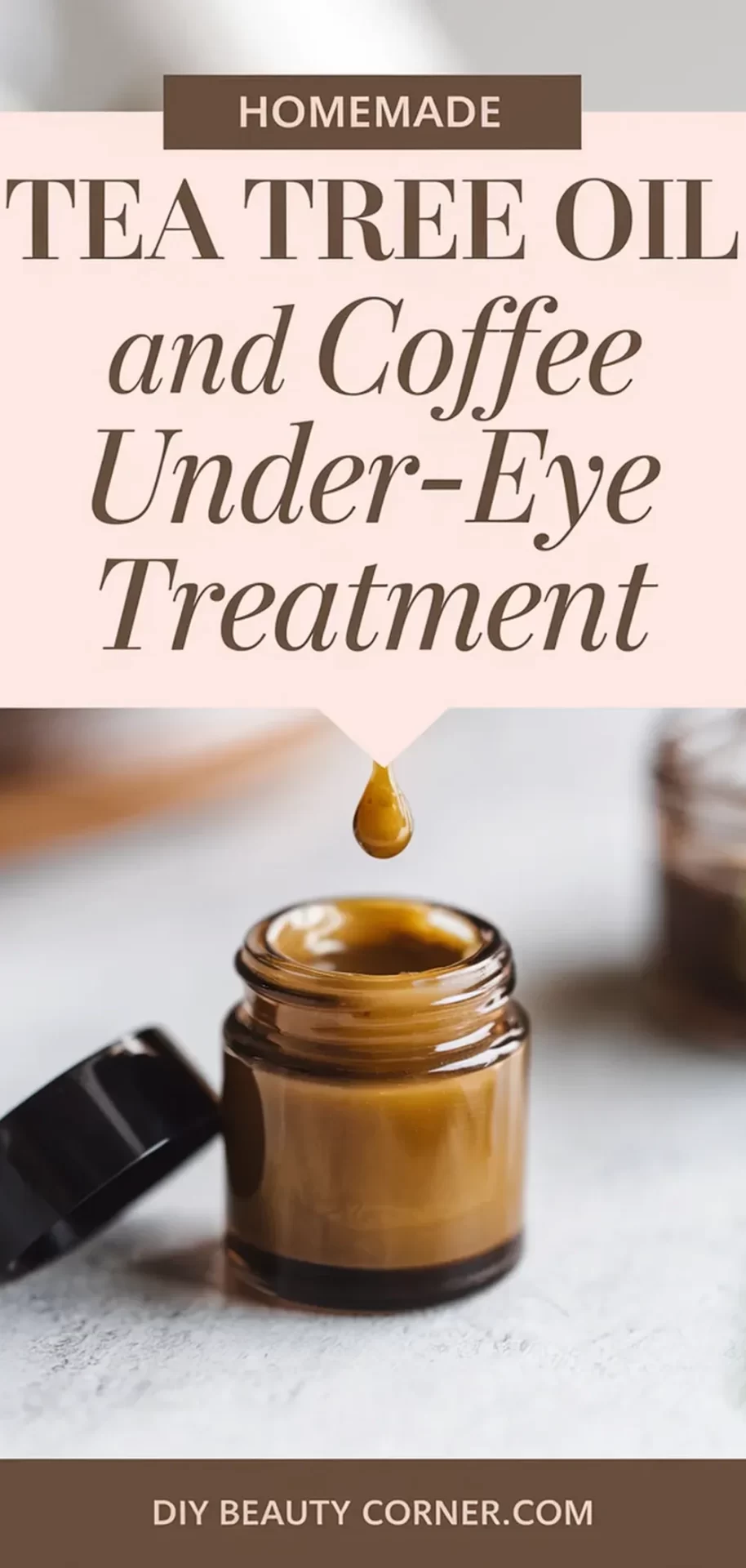 DIY Homemade Tea Tree Oil and Coffee Under-Eye Treatment: Refresh and Rejuvenate Your Skin Naturally