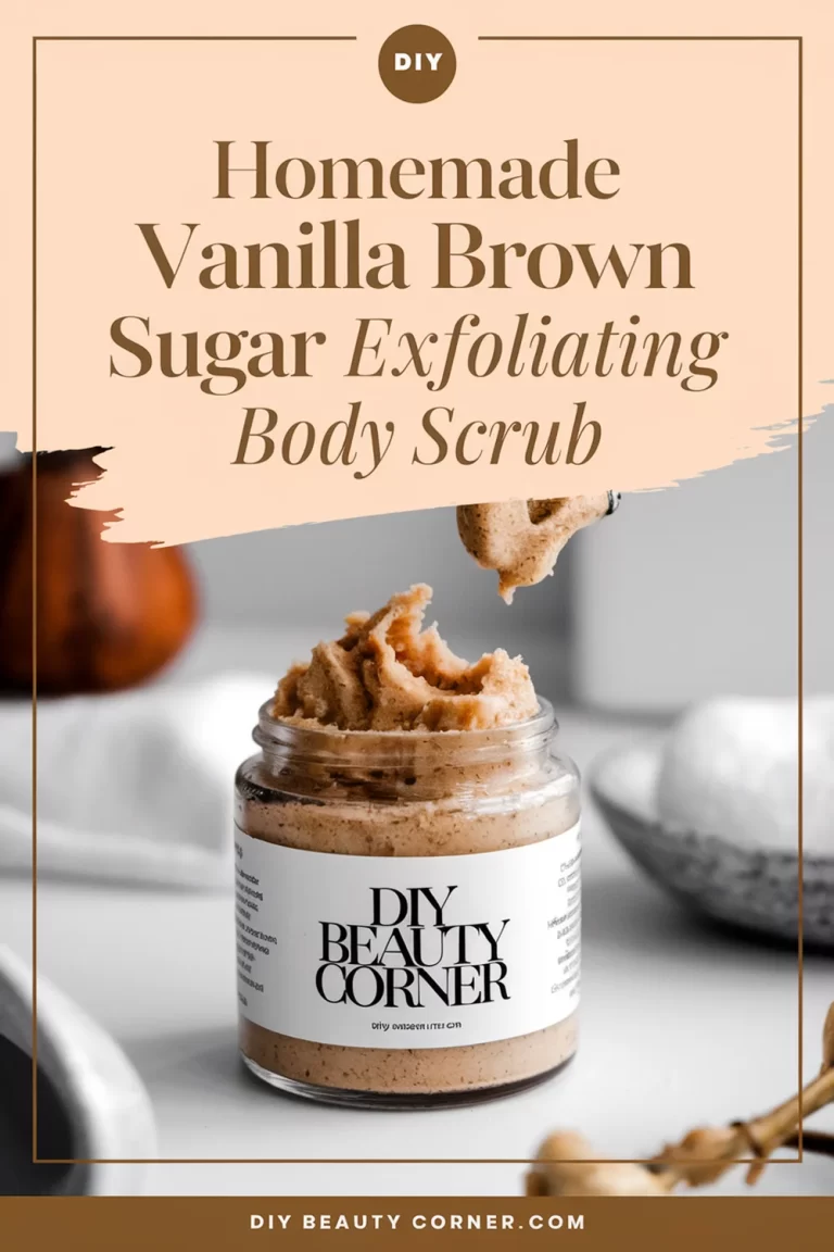 How to Make a Vanilla Brown Sugar Exfoliating Body Scrub