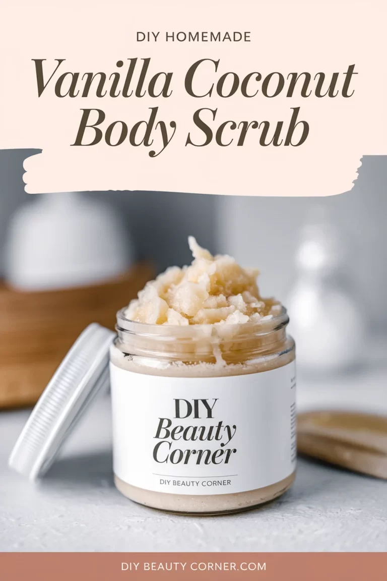 The Best Homemade Vanilla and Coconut Sugar Body Scrub: Easy Recipe with Just 3 Ingredients