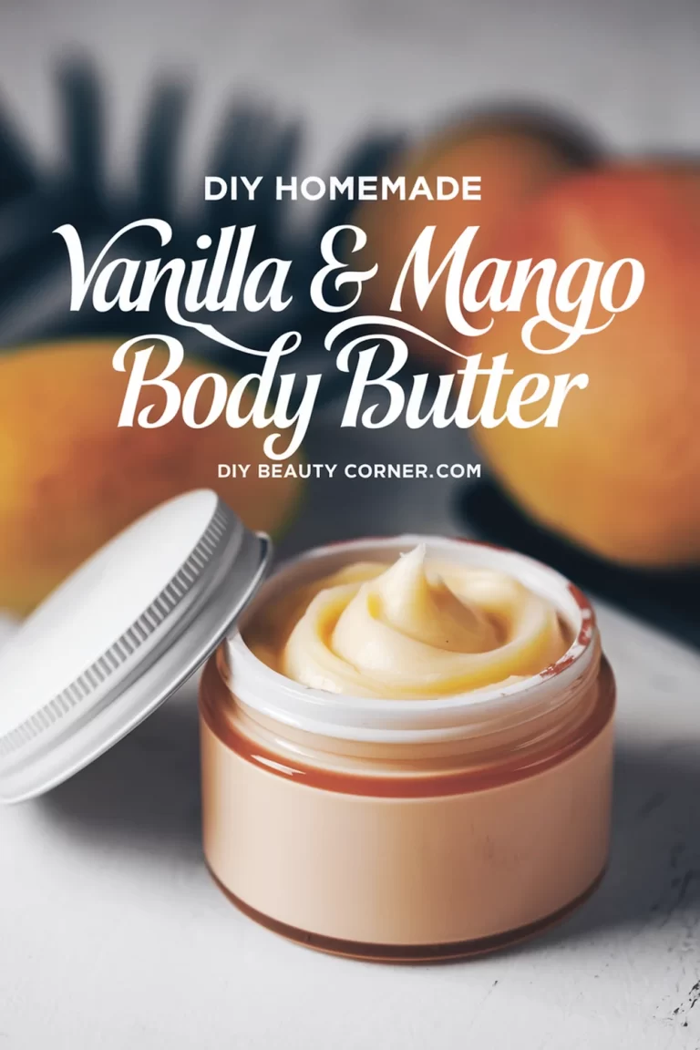 How to Make a Simple Vanilla & Mango Butter Body Butter at Home: A Step-by-Step Guide