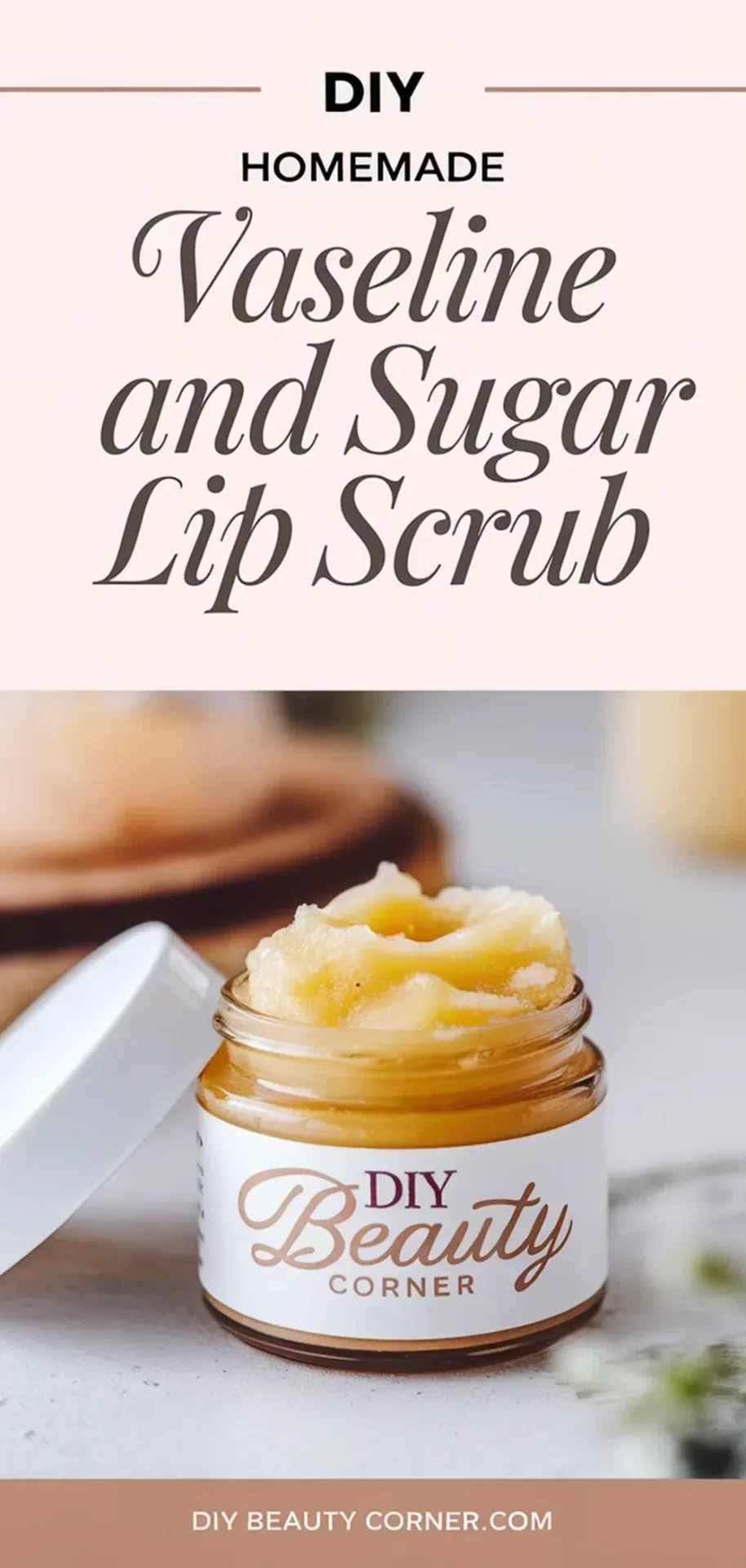 How to Make a Vaseline and Sugar Lip Scrub at Home for Soft, Smooth Lips