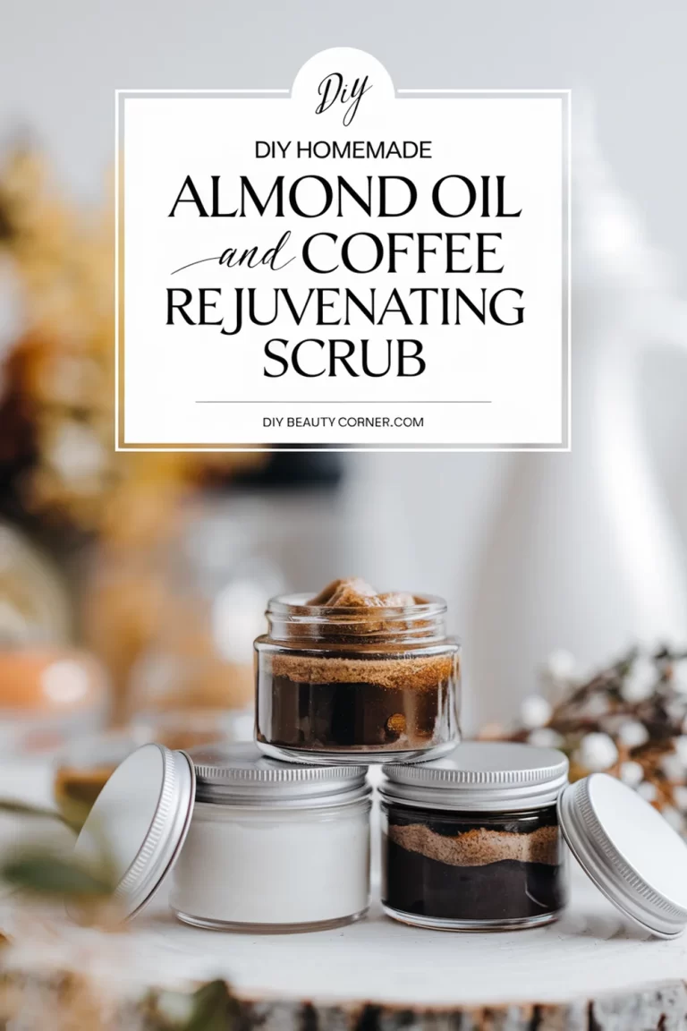 DIY Homemade Almond Oil and Coffee Rejuvenating Body Scrub