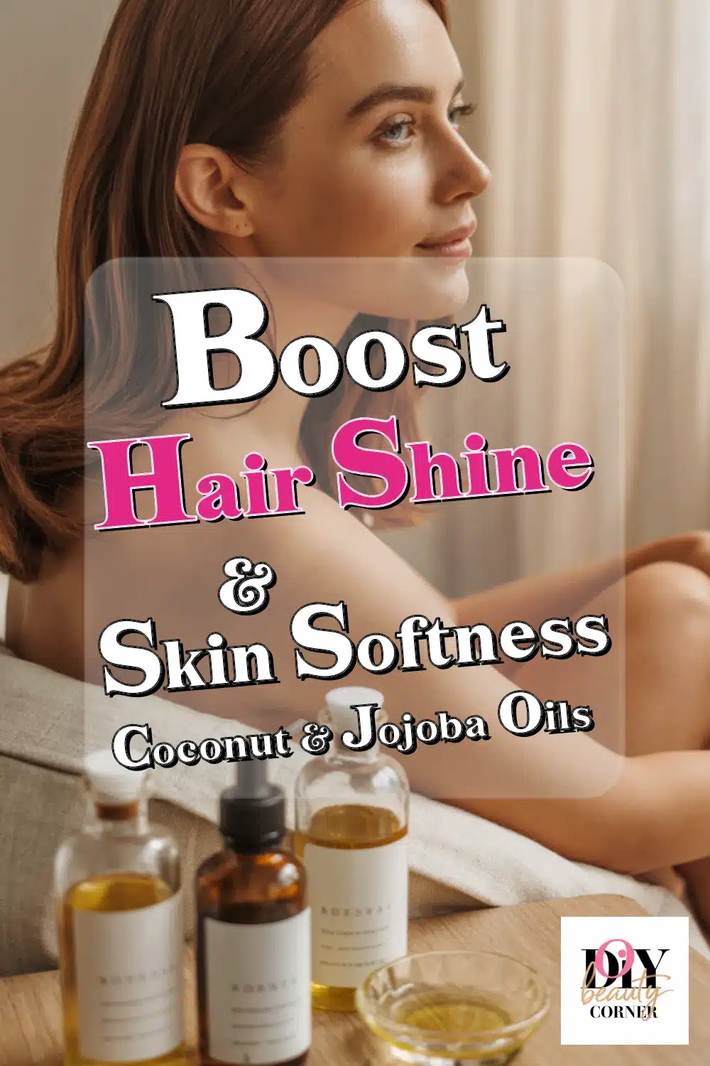 Boost Hair Shine & Skin Softness Using Fractionated Coconut & Jojoba Oils