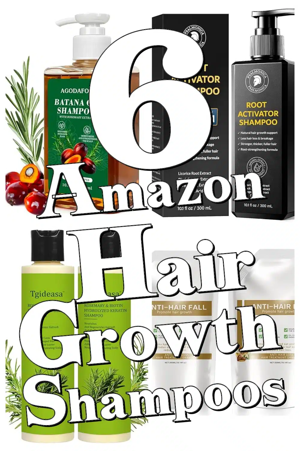 6 Best Amazon Shampoos for Hair Growth & Repair to Fight Thinning Hair