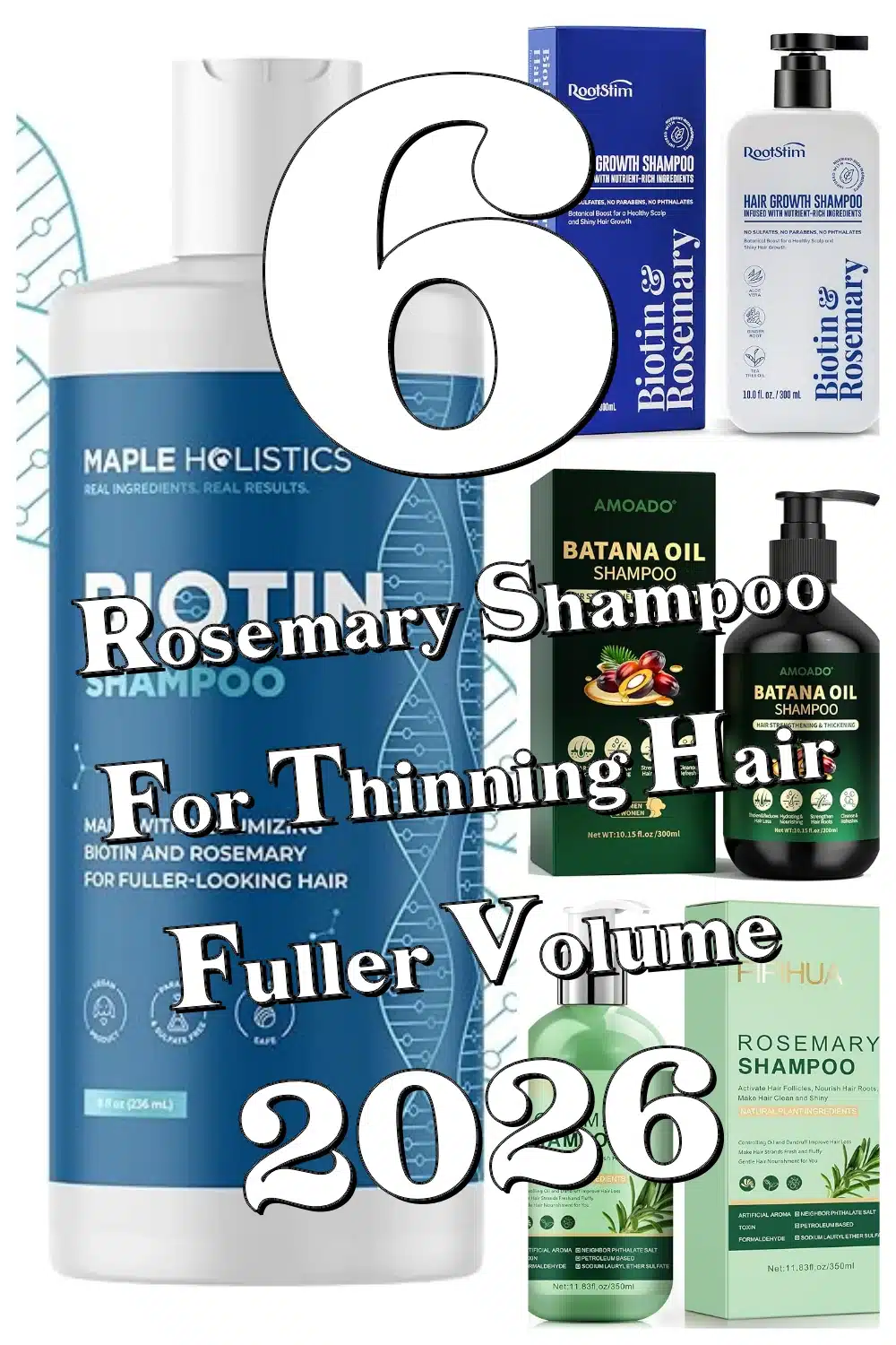 6 Best Rosemary & Tea Tree Shampoos to Nourish Thinning Hair for Fuller Volume