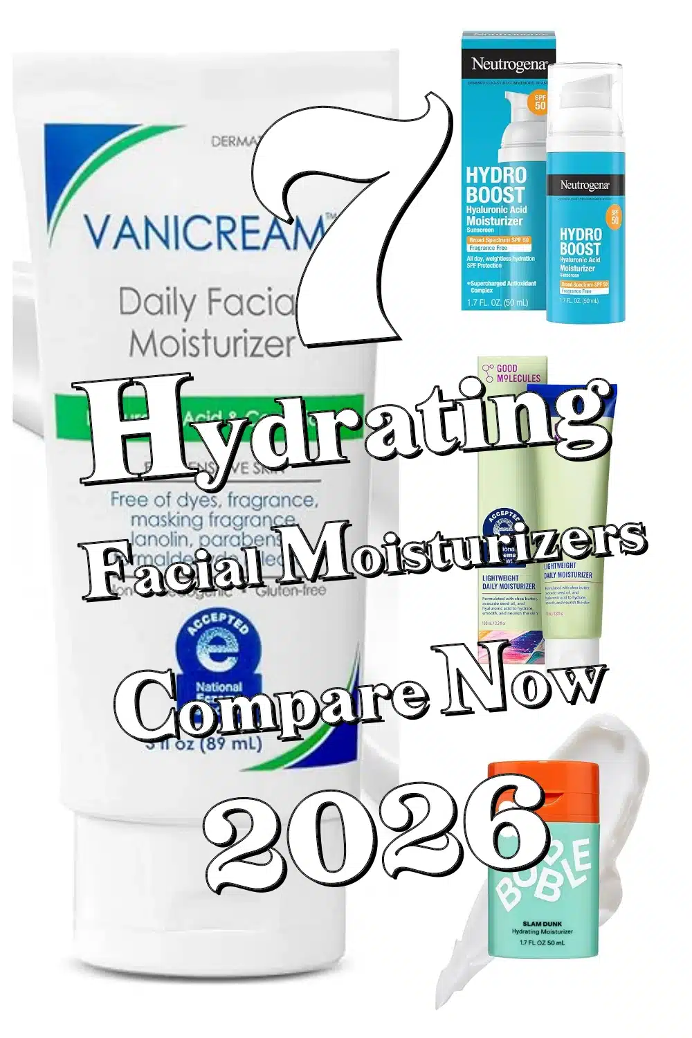 7 Easy Hydrating Facial Moisturizers from Amazon for a Glowing Skin Routine