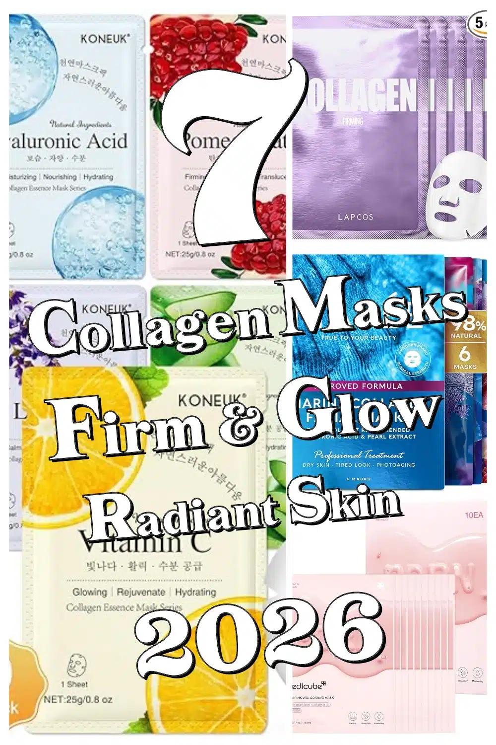 7 Must-Try Collagen Korean Sheet Masks for Radiant, Firm & Plump Skin