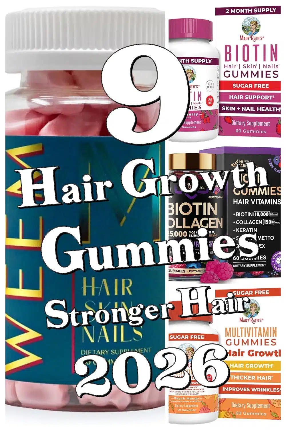 9 Game-Changing Hair Growth Gummies You Need for Stronger, Fuller Hair