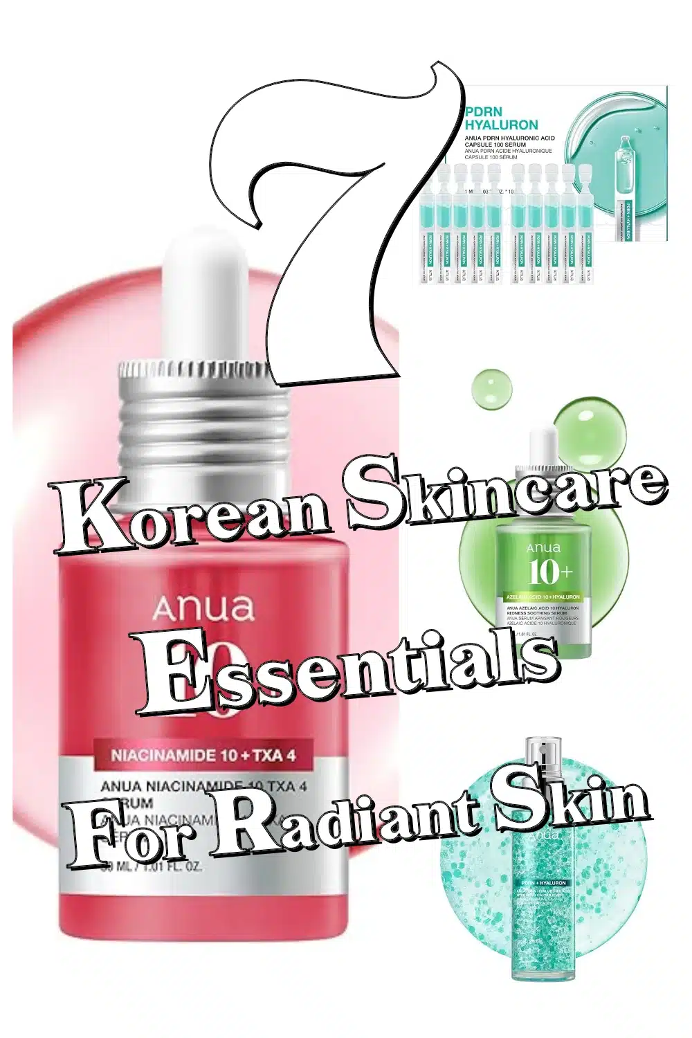 Achieve Radiant Glass Skin with These 7 ANUA Korean Skincare Essentials!