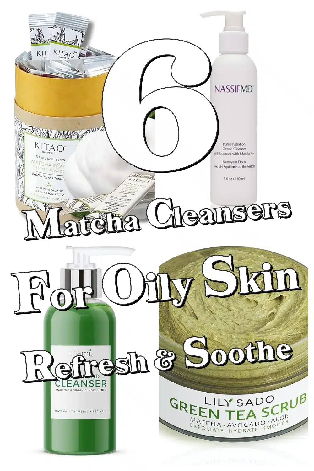 Beat Oily Shine with These 6 Refreshing, Gentle Matcha Facial Cleansers!