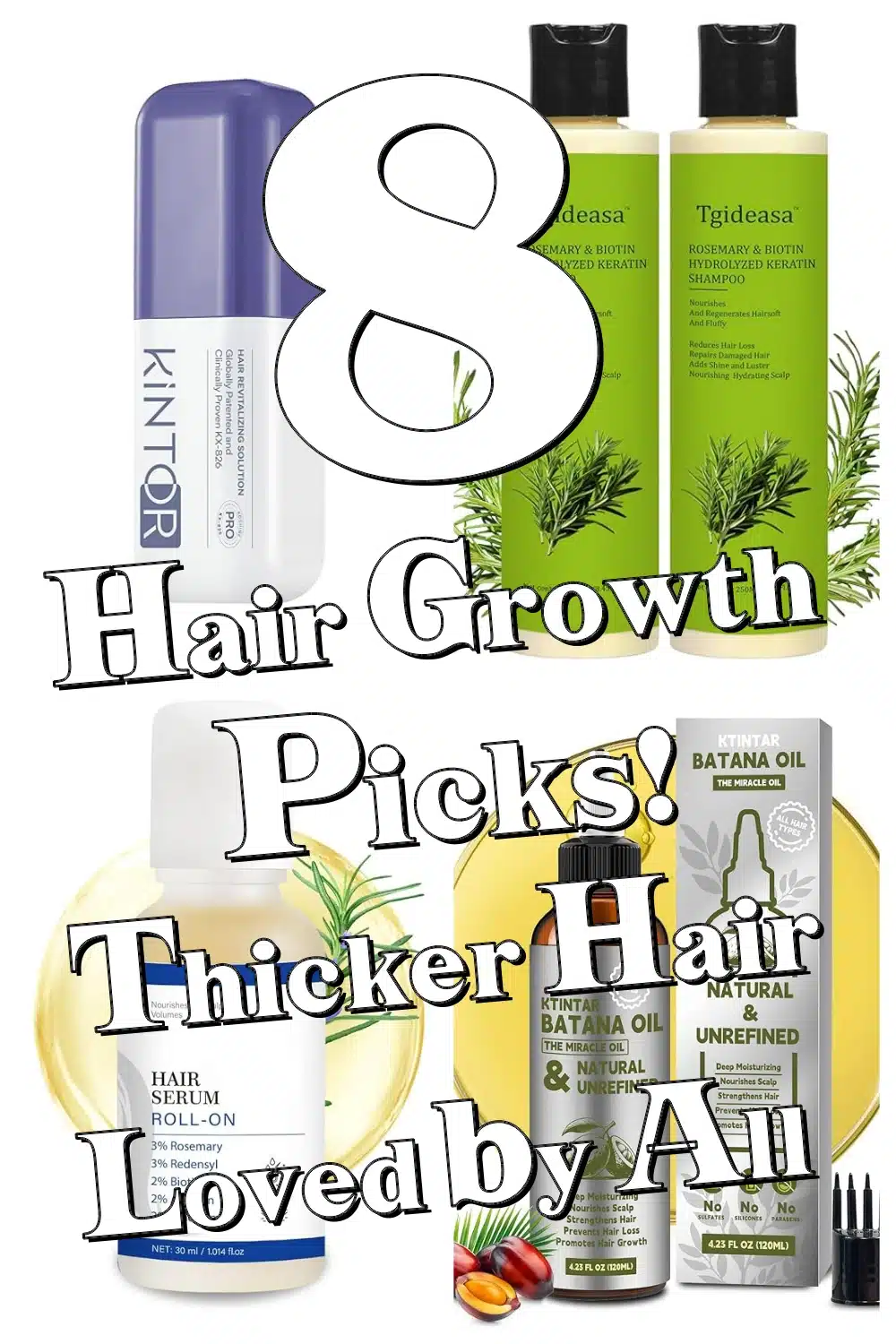 Discover 8 Amazon Hair Growth Products for Thicker, Healthier Hair Men & Women Love