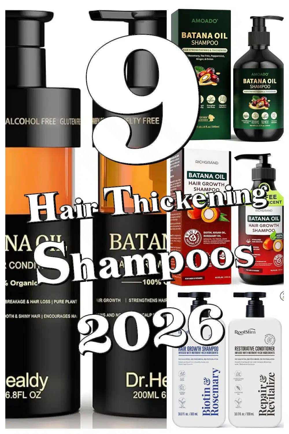 Discover 9 Amazon Hair Thickening Shampoos That Boost Volume & Fight Thinning!