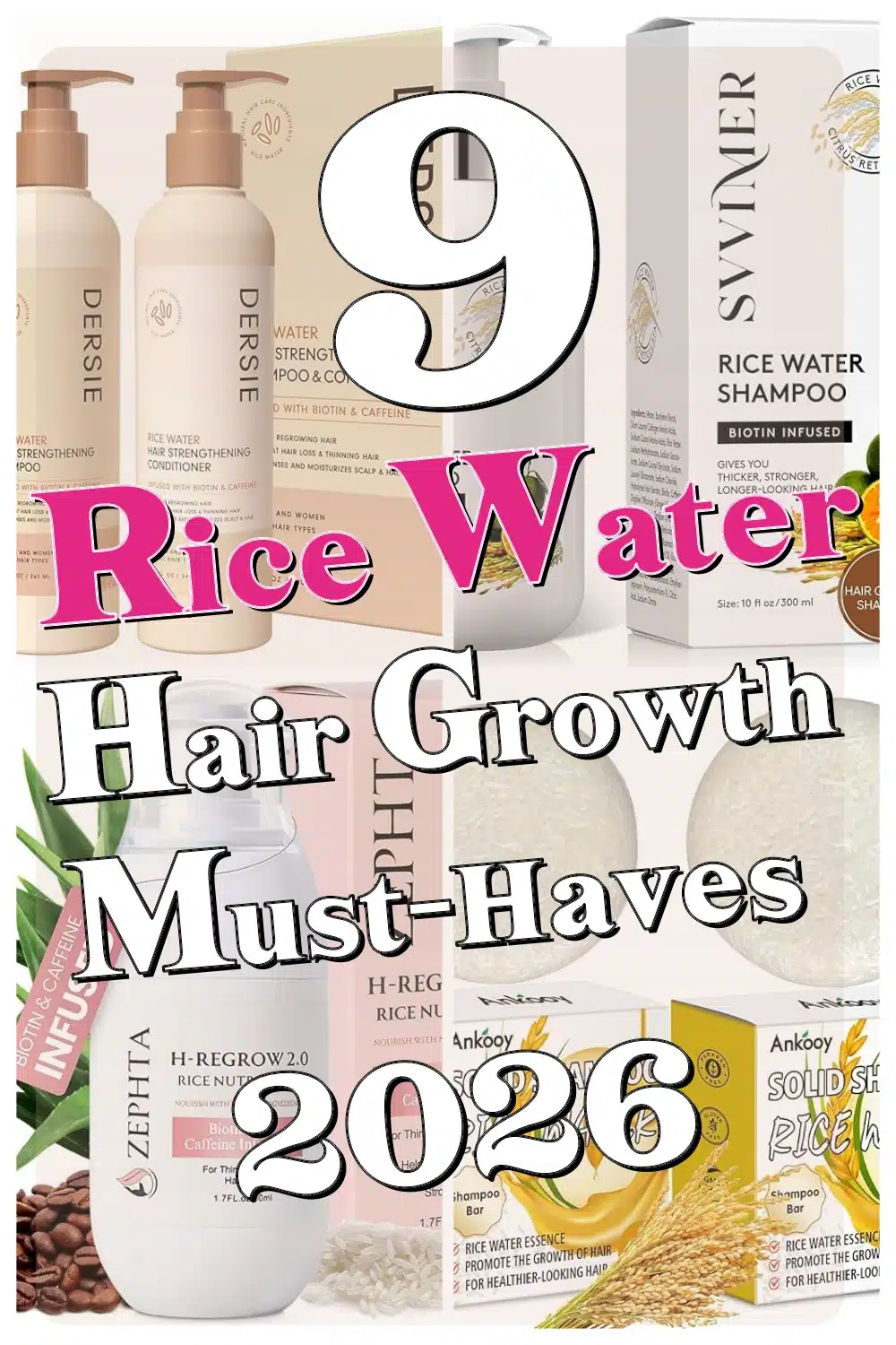 Discover 9 Rice Water Hair Growth Products That Boost Volume & Repair for Every Hair Type!