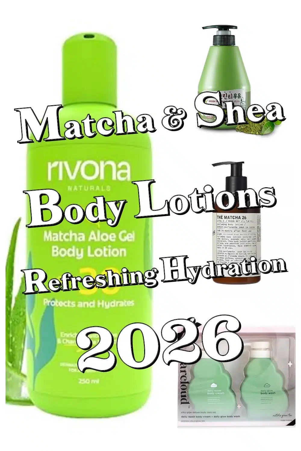 Discover Matcha & Shea Butter Body Lotions That Refresh, Soothe & Help Puffy Skin