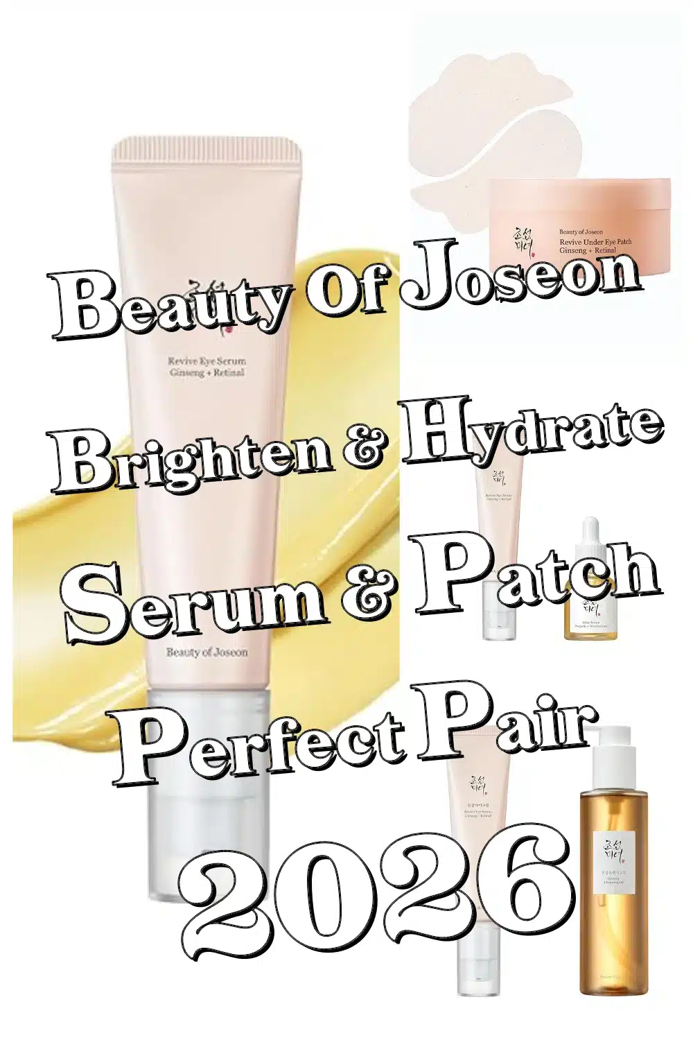 Discover the Best Beauty of Joseon Eye Serum & Patch Sets for Bright, Hydrated Eyes