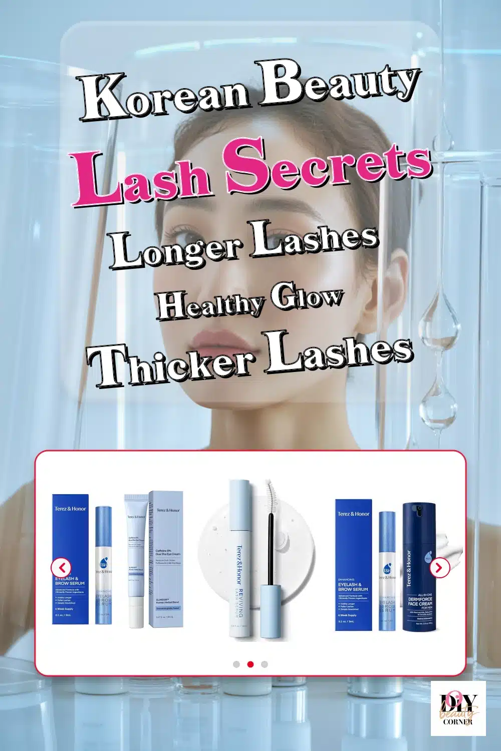 Discover the Best TEREZ & HONOR Korean Lash Serums for Longer, Thicker Lashes!