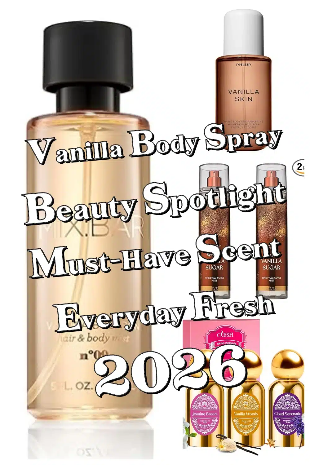 Discover The Must-Have Vanilla Body Sprays Everyone’s Talking About on Amazon!
