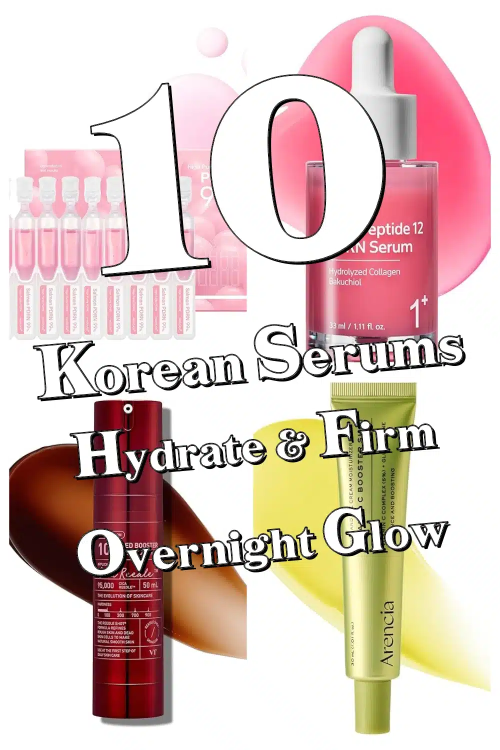Glow Up Overnight with These 10 Korean Collagen-Boosting Serums Packed with Peptides & Antioxidants