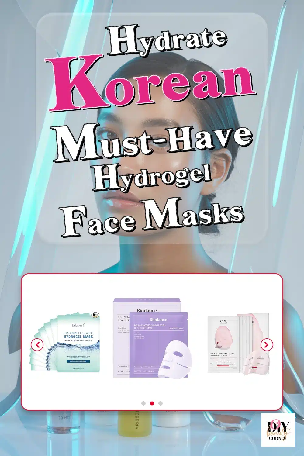 Hydrate & Firm Skin with These PDRN & Collagen Korean Hydrogel Face Masks!