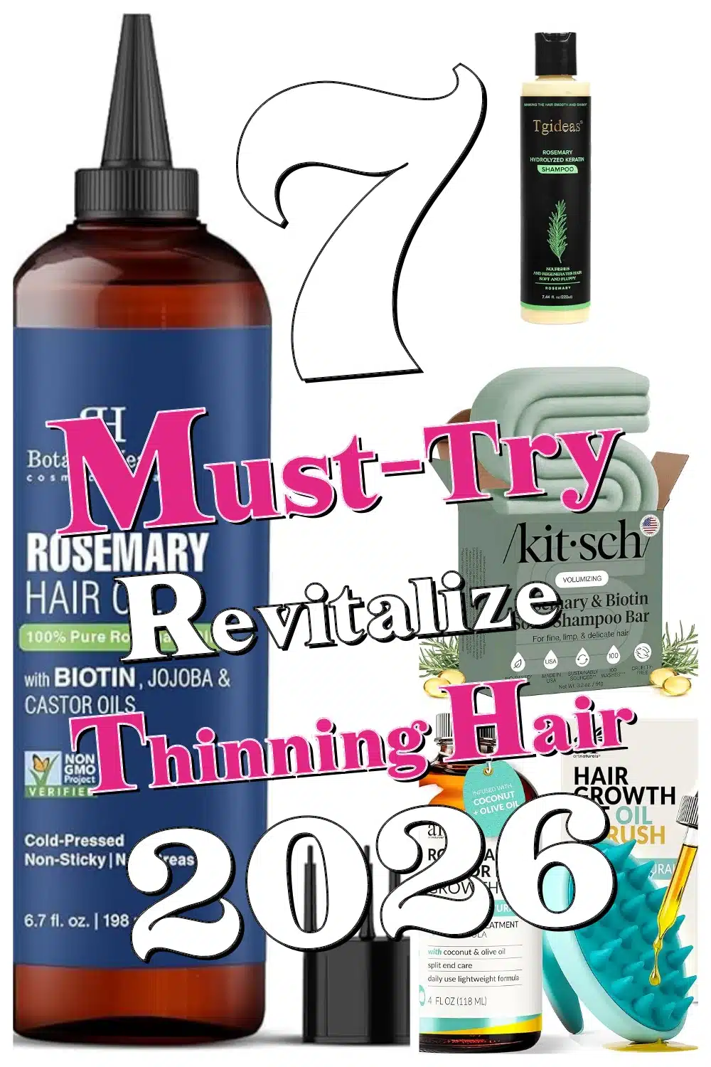 Revitalize Thinning Hair Naturally with These 7 Shampoo Bars & Oils!