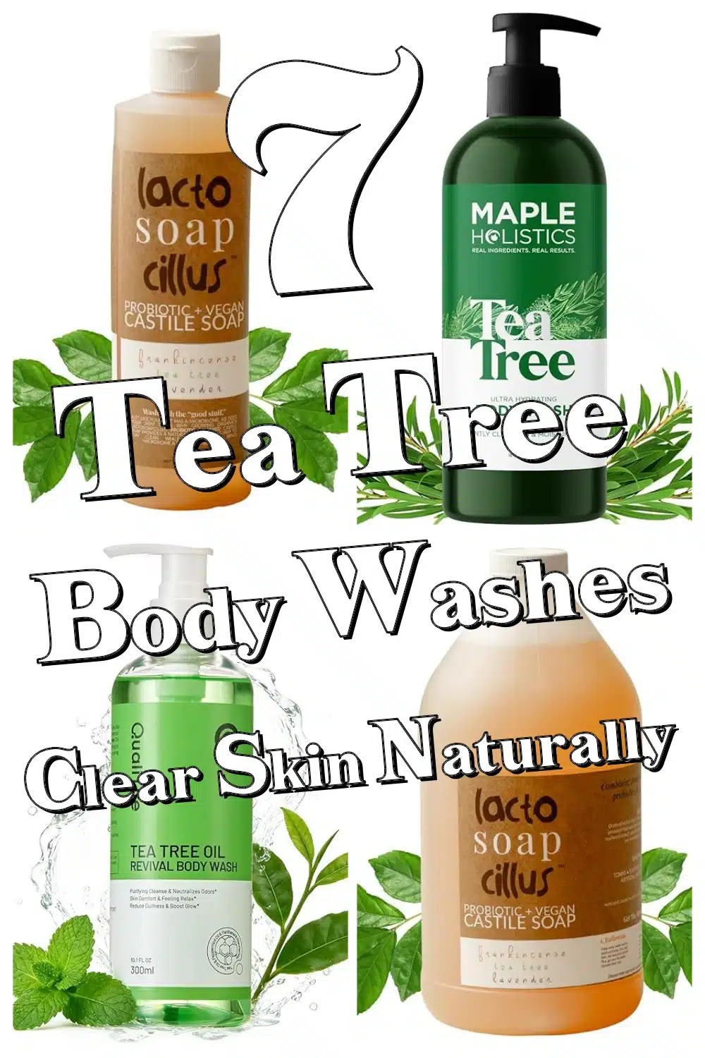 Say Goodbye to Body Acne! 7 Tea Tree Body Washes That Clear Skin Naturally