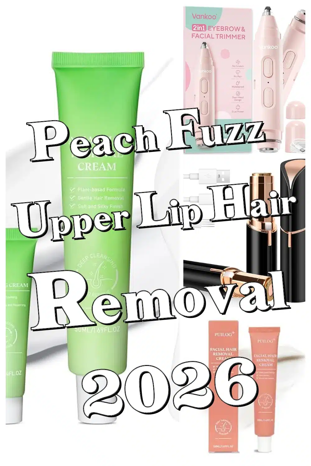 Say Goodbye to Peach Fuzz & Upper Lip Hair Pain-Free with These Sensitive Skin Removers!