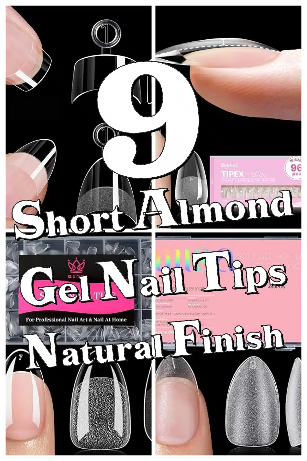 Top 9 Short Almond Gel Nail Tips That Hug Your Nails for a Natural Finish