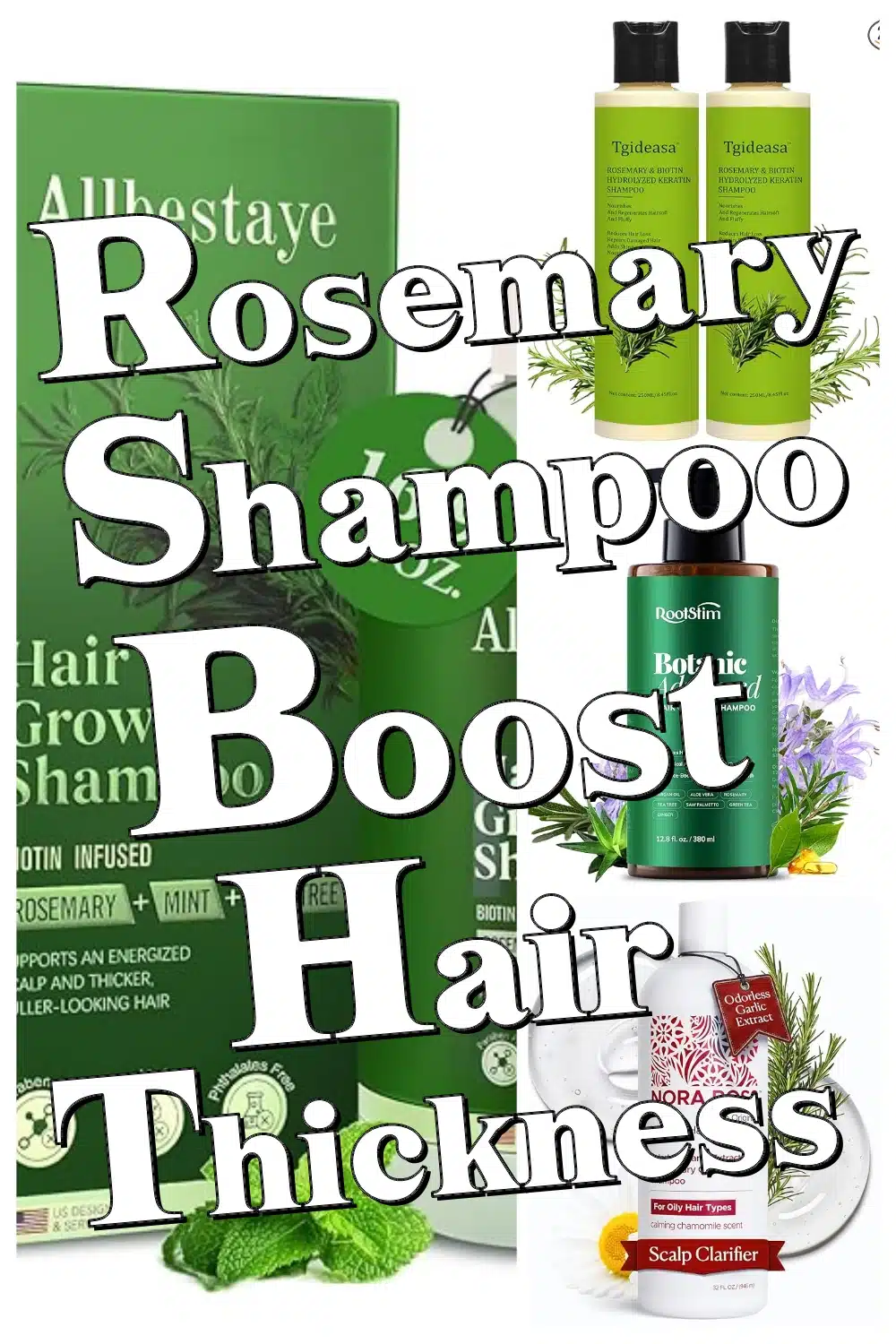 Top Rosemary Hair Growth Shampoos for Fuller, Thicker Hair Fast