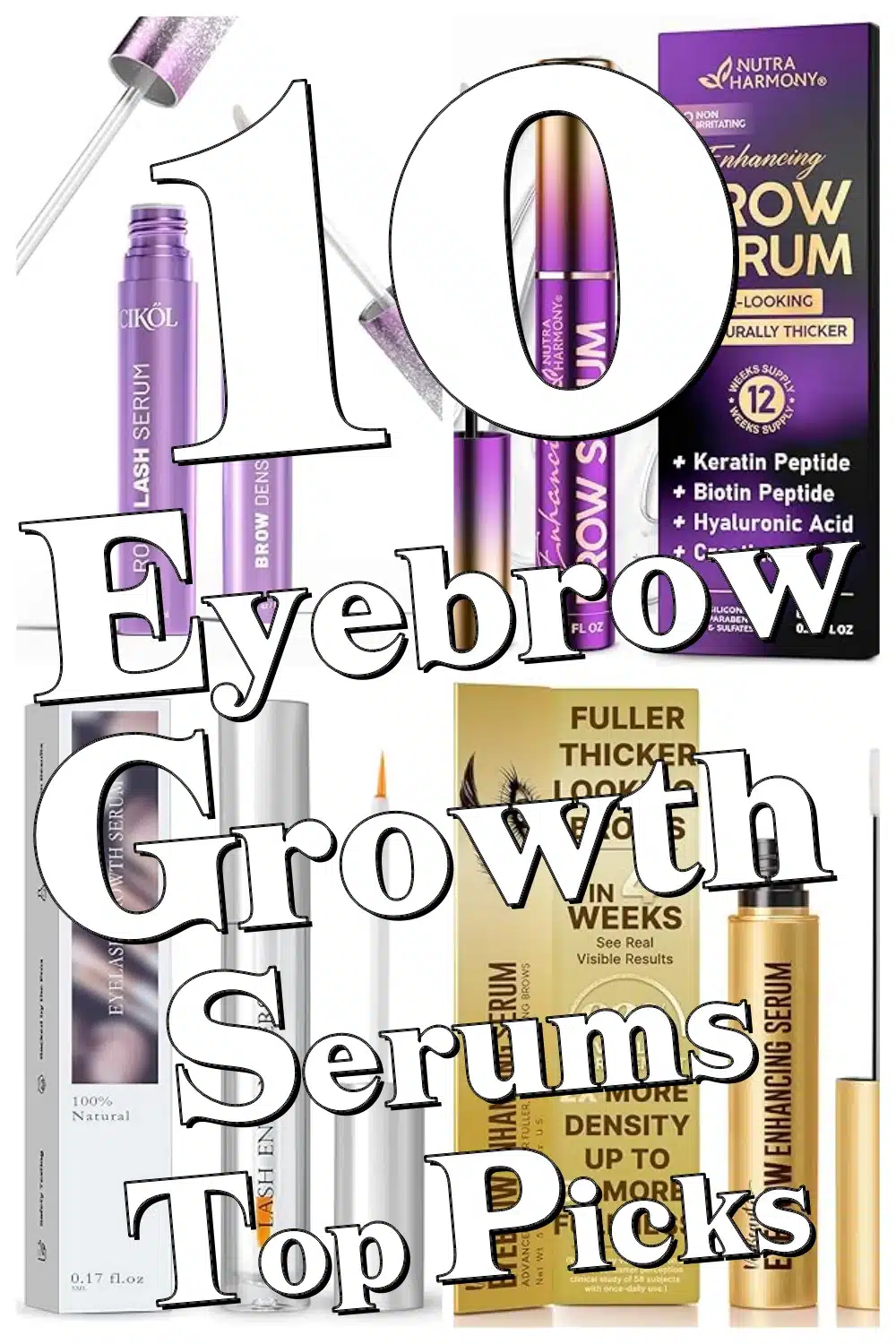 Want Fuller Brows? Discover the Top 10 Eyebrow Growth Serums Amazon Shoppers Love!