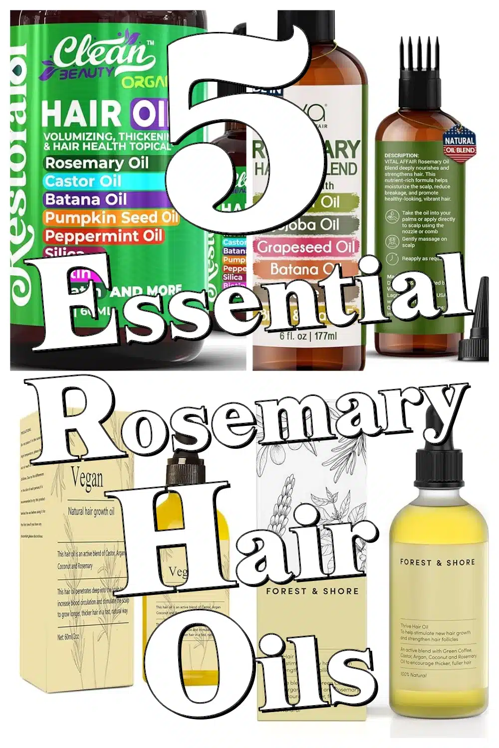 5 Rosemary Hair Oils That Restore Damaged Hair and Prevent Hair Loss Fast