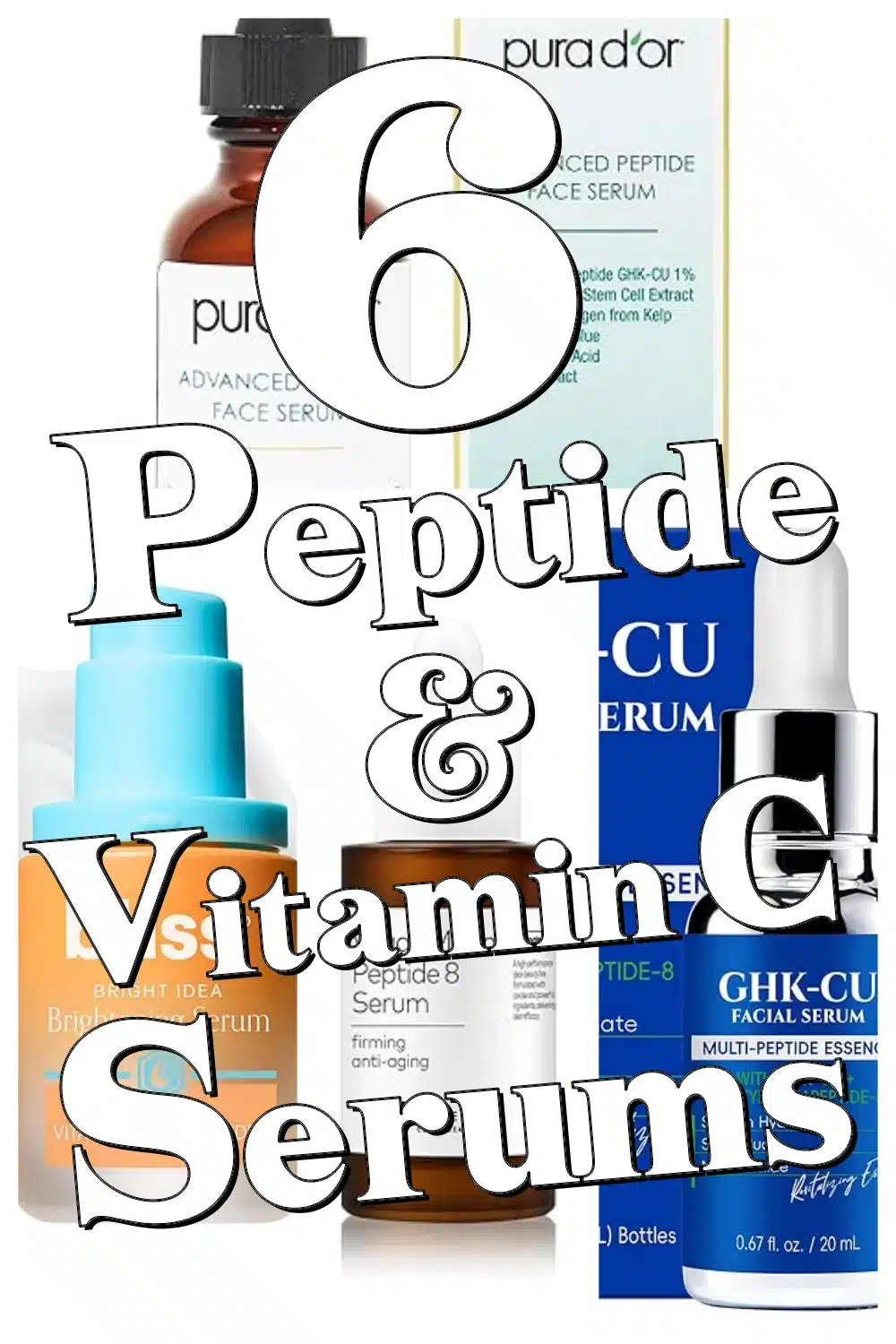 6 Powerful Peptide & Vitamin C Serums That Erase Fine Lines and Brighten Skin