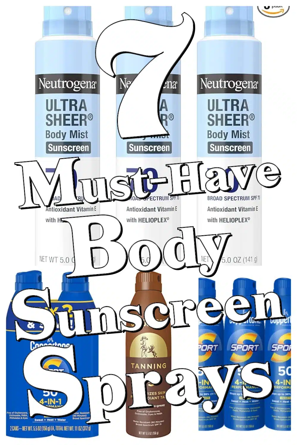 7 Must-Have Body Sunscreen Sprays from Amazon for Hydrated, Protected Summer Skin
