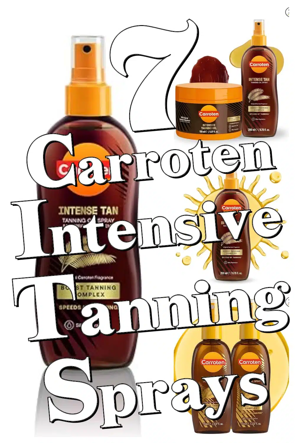 7 Must-Try Carroten Intensive Tanning Oil Sprays to Boost Your Bronze
