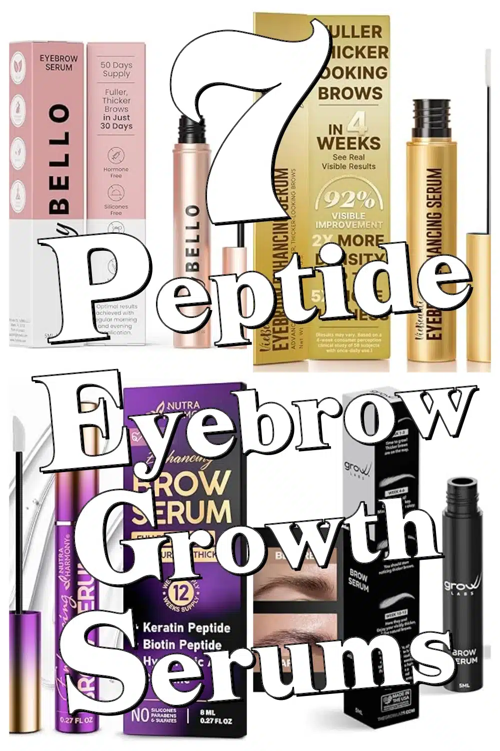 7 Peptide-Packed Eyebrow Serums for Fuller, Thicker Brows You’ll Love