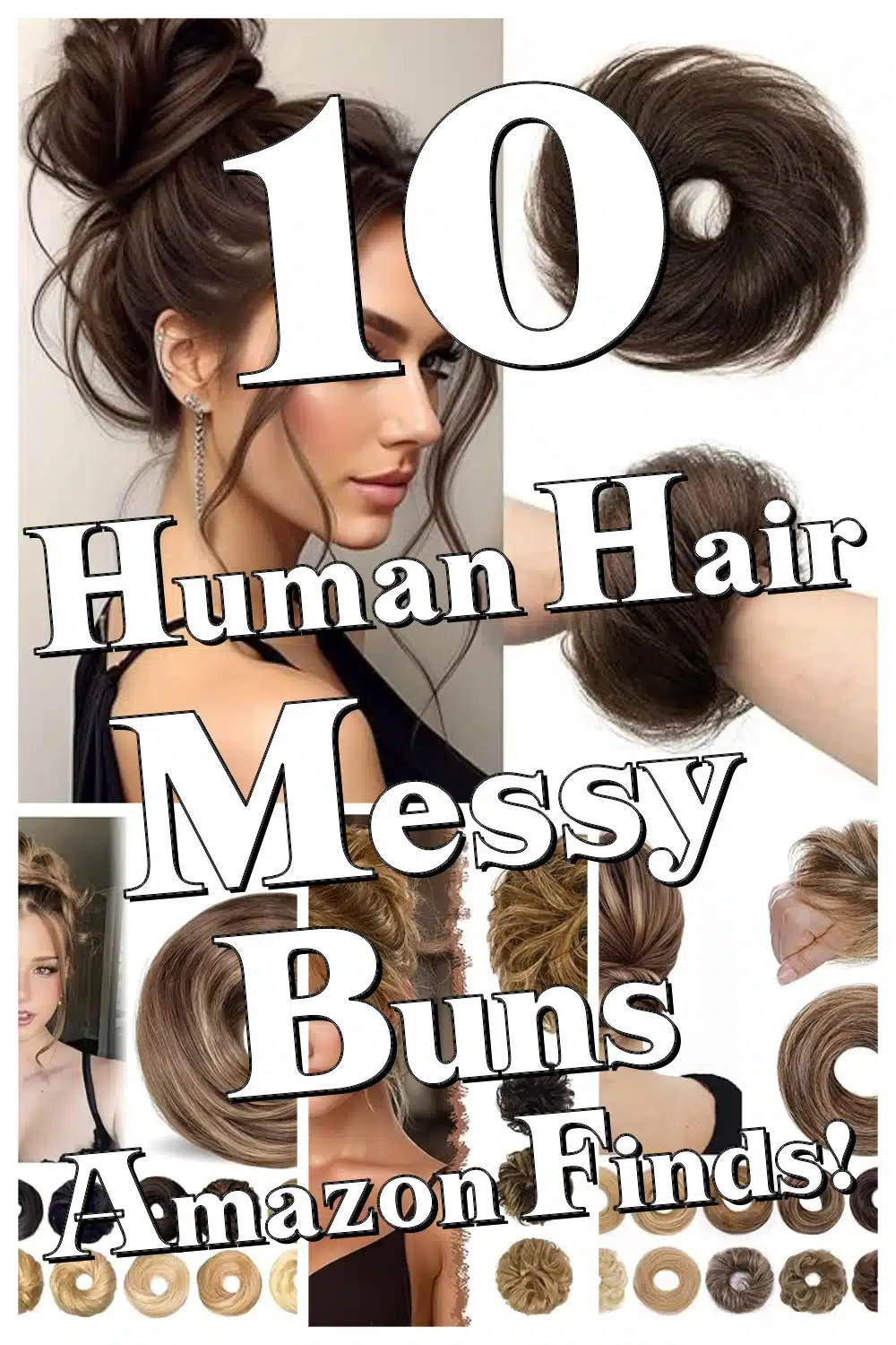 Achieve Effortless Chic with These 10 Real Human Hair Messy Buns for Natural Volume
