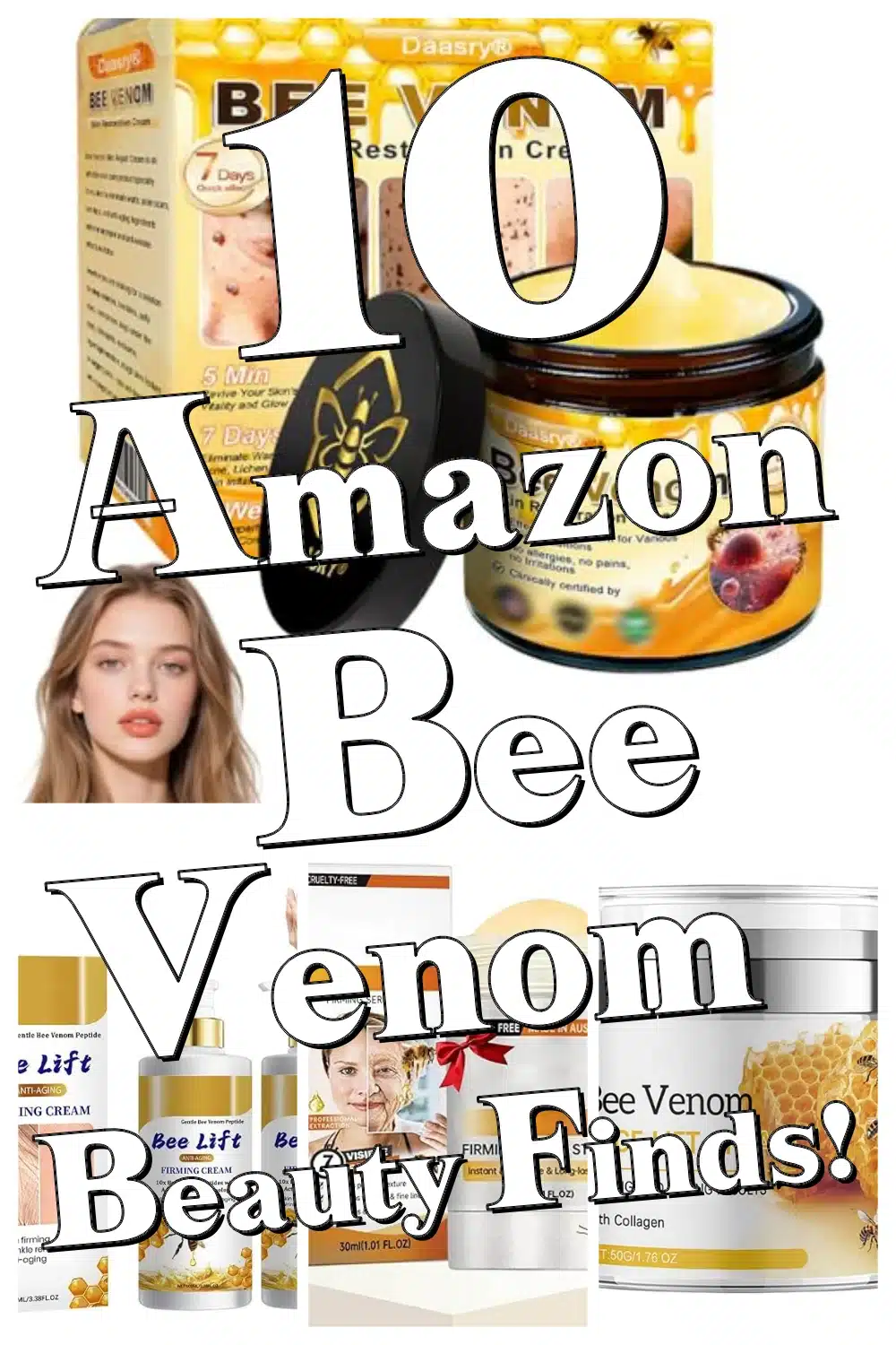 Discover 10 Amazon Bee Venom Beauty Must-Haves for Firmer, Younger-Looking Skin