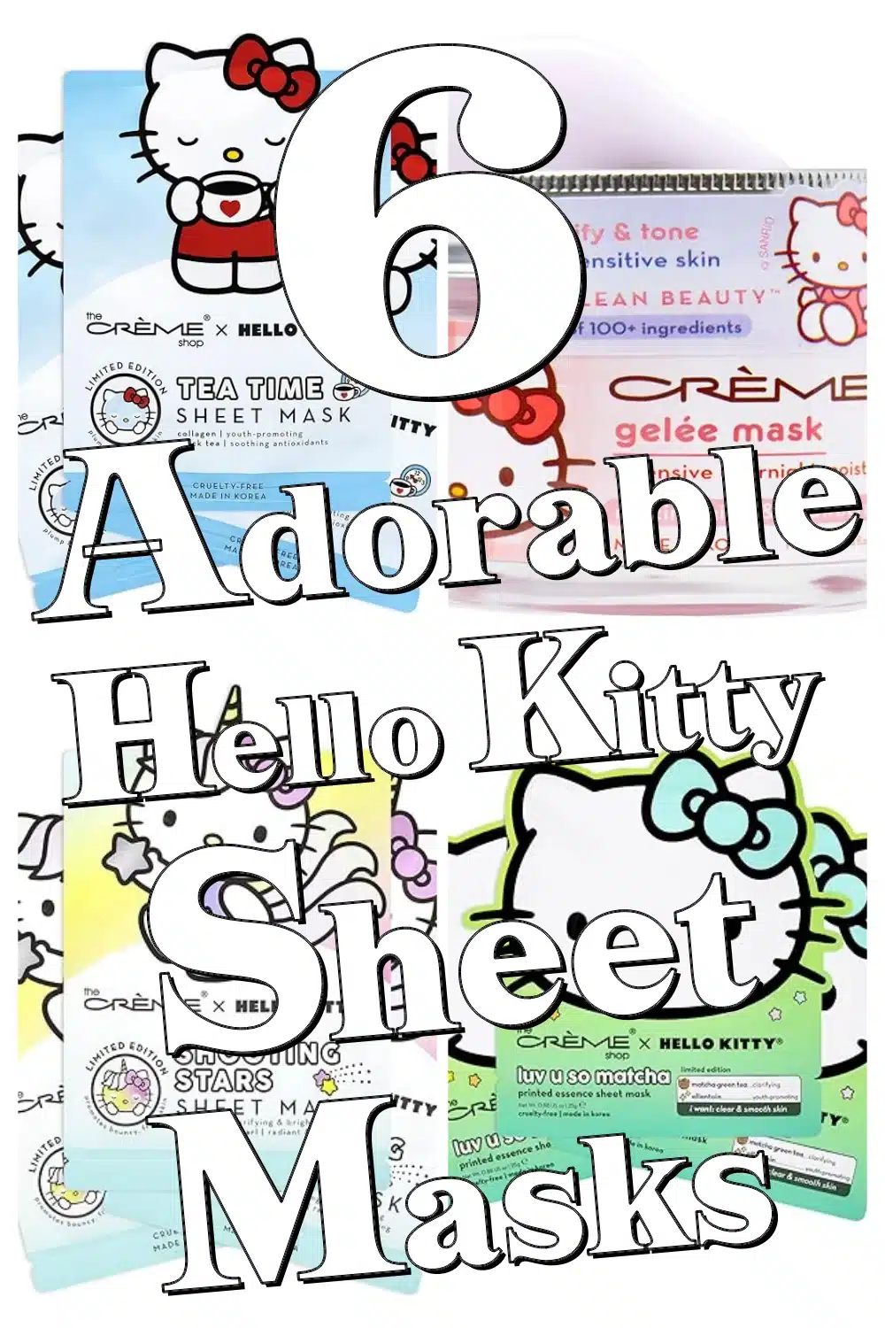 Discover 6 Cute Hello Kitty K-Beauty Sheet Masks to Glow Up Your Skin Care Game