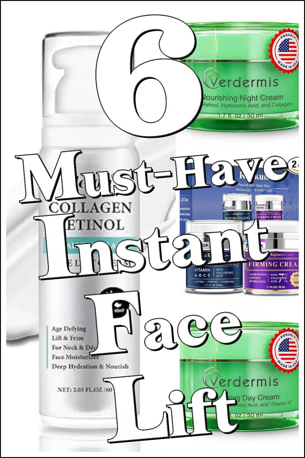 Discover 6 Instant Face Lift Products That Work Day & Night to Smooth Wrinkles
