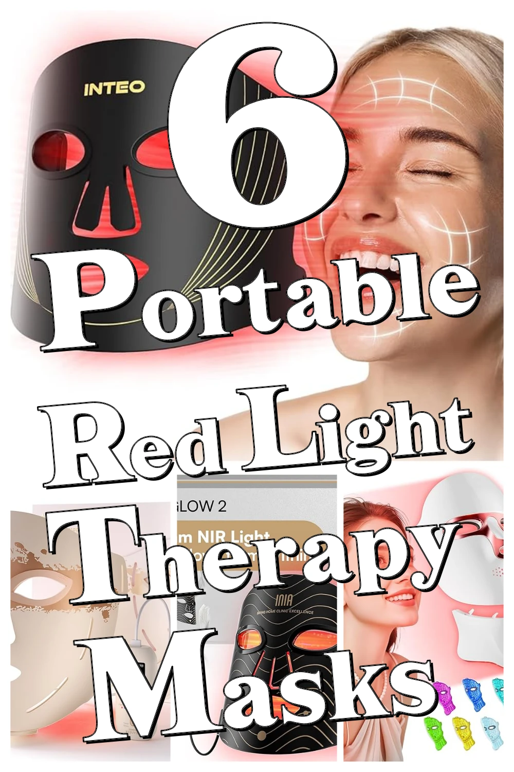 Discover 6 Portable Red Light Therapy Masks That Make Anti-Aging Easy Anywhere!