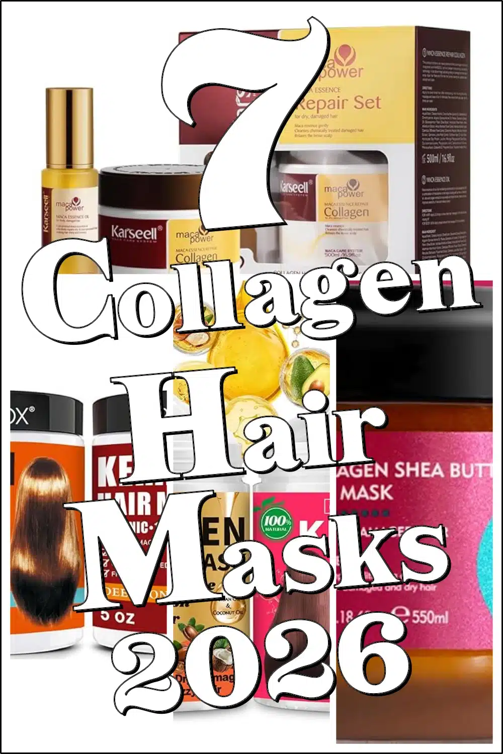 Discover 7 Collagen Hair Masks for Deep Conditioning & Repair of Dry, Frizzy Hair