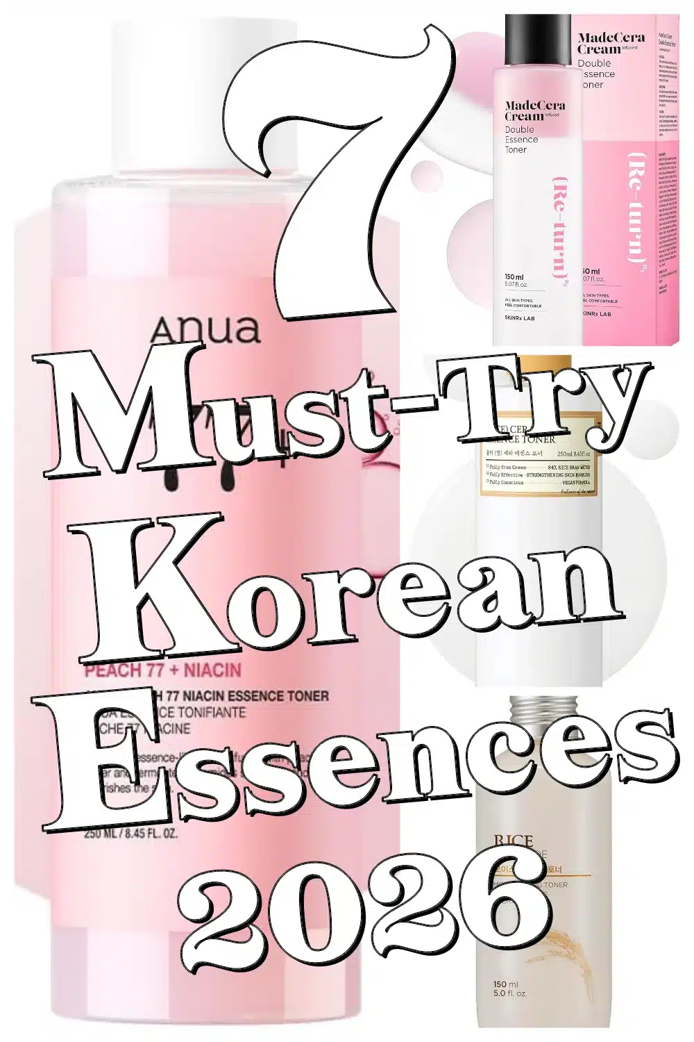 Discover 7 Must-Try Korean Essences for Radiant, Dewy Skin This Year!