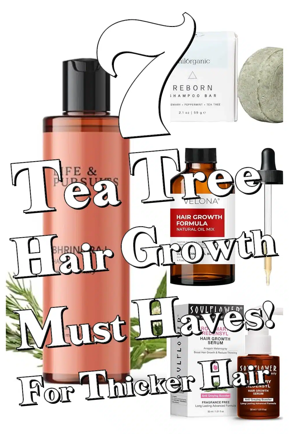Discover 7 Natural Tea Tree Hair Growth Serums & Oils for Lush, Healthy Locks